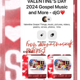 Valentine's Day Gospel Music and More from donnasmusicqk PINTEREST