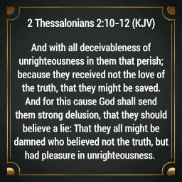 the-damned-perish-for-believing-lies