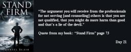 Quotes from Stand Firm