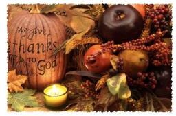 DID YOU GIVE THANKS ON THANKSGIVING?