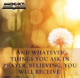 ASK AND IT SHALL BE GIVEN YOU