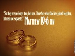 "MARRIAGE IS FOR THIS LIFE" BY ANDREW WOMMACK