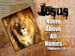 "JESUS - THE NAME ABOVE NAMES" BY ANDREW WOMMACK 