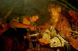 "PILATE CONDEMNS JESUS" BY ANDREW WOMMACK 