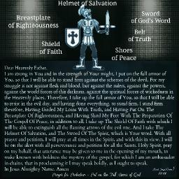 "PUTTING ON THE FULL ARMOUR OF GOD" BY DAVID MCMILLEN 