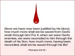 "BEING JUSTIFIED BY FAITH IN JESUS" BY DAVID MCMILLEN 
