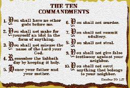 "THE LAW, THE TEN COMMANDMENTS" BY DAVID MCMILLEN 