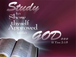 "ENJOYING THE WORD OF GOD" BY DAVID MCMILLEN 
