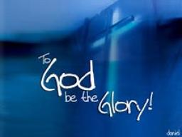 "GIVE ALL THE GLORY TO GOD" BY ANDREW WOMMACK  