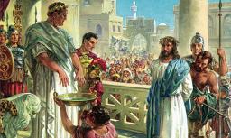 "PILATE CONDEMNS JESUS" BY ANDREW WOMMACK 
