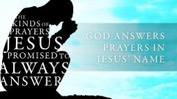 "JESUS ANSWERING PRAYERS" BY DAVID MCMILLEN 