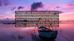 "ATTENDING TO GOD'S WORD" BY DAVID MCMILLEN 