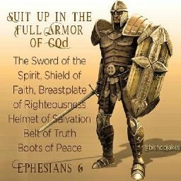"PUTTING ON THE FULL ARMOUR OF GOD" BY DAVID MCMILLEN 