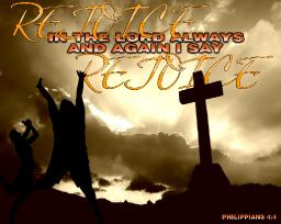 "REJOICE IN THE LORD - ALWAYS" BY ANDREW WOMMACK 