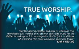 "WORSHIP HIM IN SPIRIT" BY ANDREW WOMMACK 