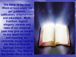 "REALLY BELIEVING IN GOD'S WORD" BY DAVID MCMILLEN 