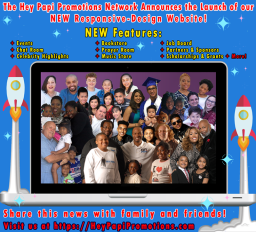 The Hey Papi Promotions Network announces&nbsp;the launch of our NEW Responsive-design Website!