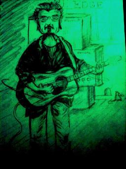 Bobby plays at Coffee in the Attic