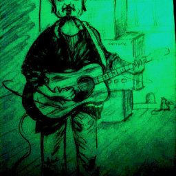 Bobby plays at Coffee in the Attic