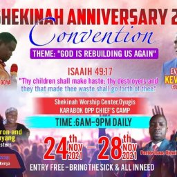 SHEKINAH CONVENTION AND ANNIVESARY 2021