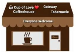 Lisacarriemarie sings at Cup of Love Coffeehouse Open Mic Session