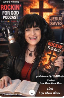 Lisacarriemarie will be Special Guest on podcast, Rockin for God Podcast with award-winning recording artist, Lisa Marie Nicole