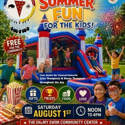 Lisacarriemarie & husband Shane Thompson sing at "Let There Be Light" Summer Fun Day for the Youth