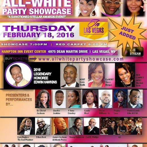 White Party Poster