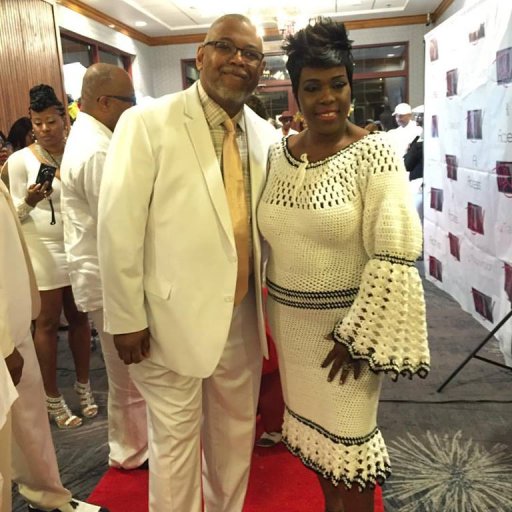 Carl B Phillips & Patti Pennington White Party Red Carpet