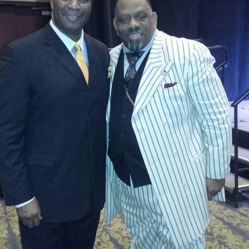 Daulton Anderson and Chairman of The Gospel Music Workshop of America (GMWA) Bishop Albert Jamison