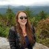 Ann M. Wolf at mountain overlook in Smoky Mountains