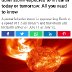 solar storm hitting earth