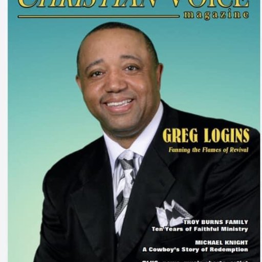We are so honored and excited to announce that Greg Logins and Revival is featured on the front cover of the Christian Voice Magazine for July 2021. Christian Voice Magazine has also featured a great spotlight and write up about our ministry. Thank you all for your love and support. We are looking forward to coming to your city in the near future.  With Much Love,  Greg Logins and Revival