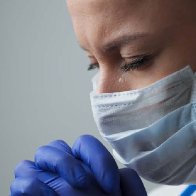 Nurses crying under stress