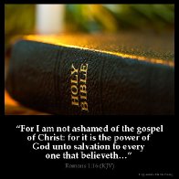 The gospel of your salvation