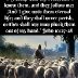 His sheep are known by name