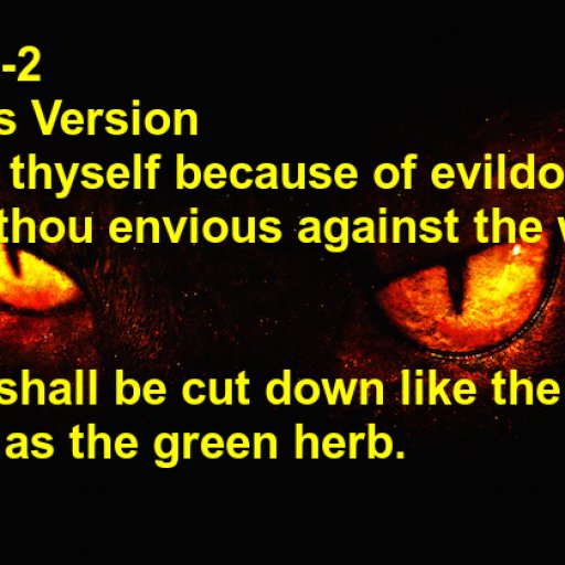 Evildoers shall be cut off