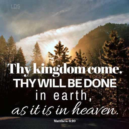 Thy will be done