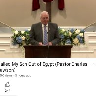 Called My Son Out of Egypt