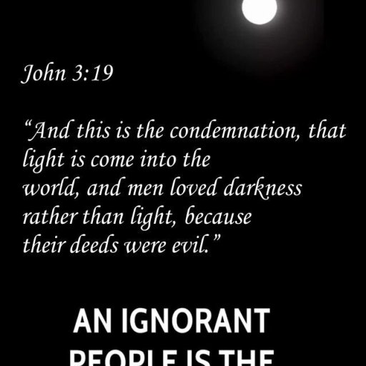 The ignorance of the ignorant