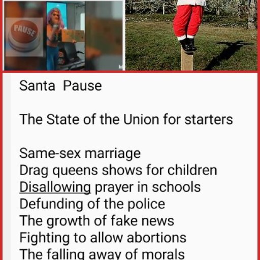 Santa  Pause