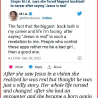 Warning your life is a vapor