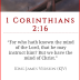 Who hath known the mind of the Lord