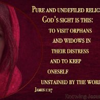 Pure religion undefiled before God