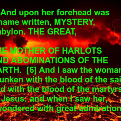 MOTHER OF HARLOTS AND ABOMINATIONS OF THE EARTH