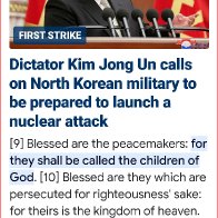 Blessed are the peacemakers