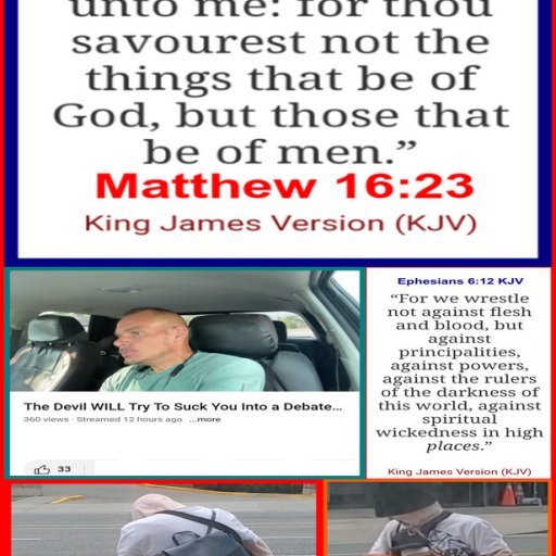 Beware the wiles of the devil