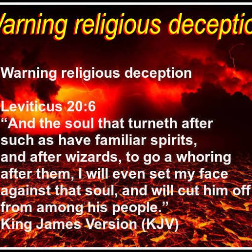 Warning religious deception