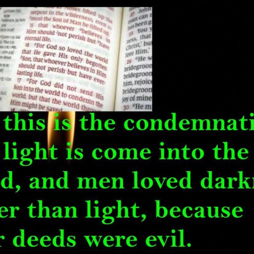 Come to the light while there's still time