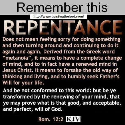 No repentance no guilt no shame